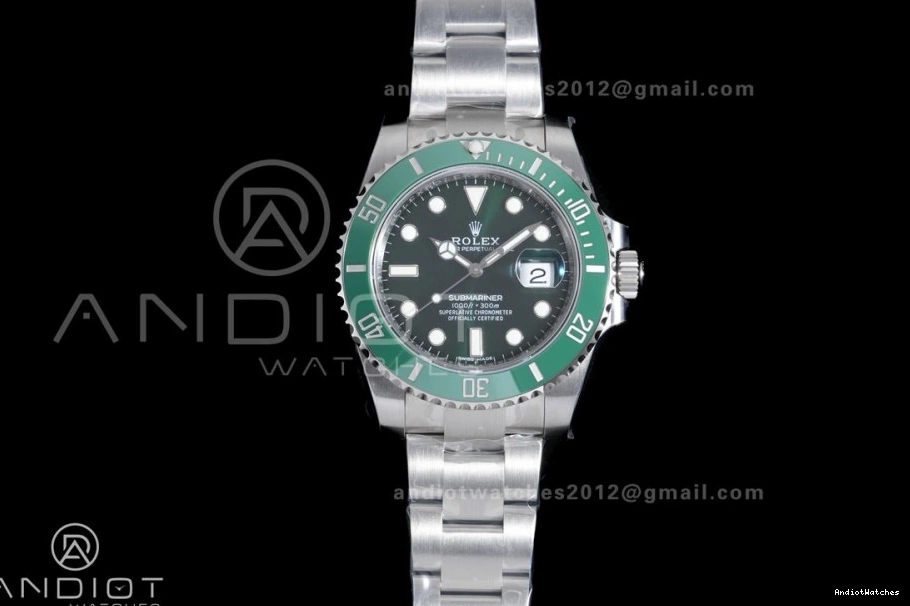 Best Colorful 904L LV VSF Edition Green Submariner Steel Hulk 1:1 116610 1128 Ceramic VS 0720